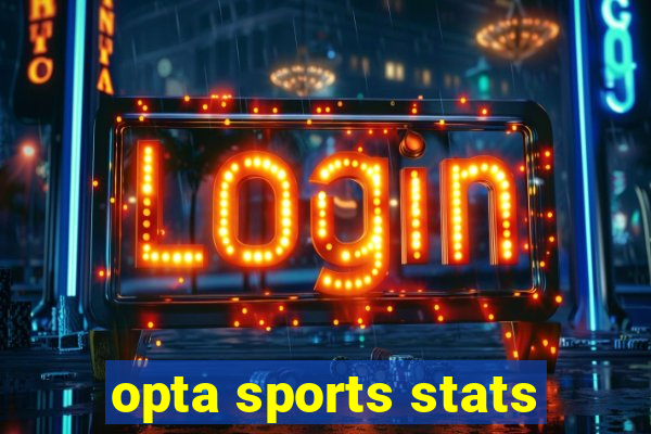 opta sports stats