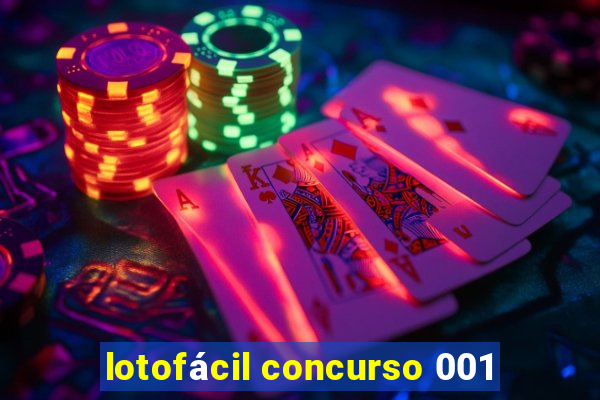 lotofácil concurso 001