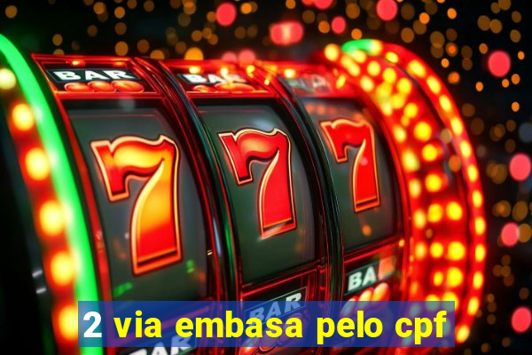 2 via embasa pelo cpf