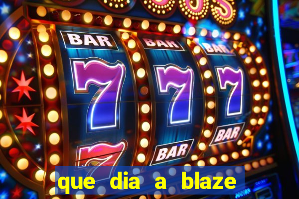 que dia a blaze paga o cashback