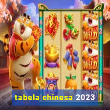 tabela chinesa 2023