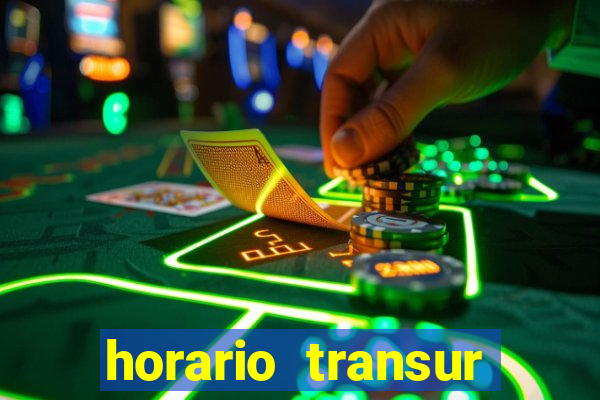 horario transur roleta santos dumont juiz de fora