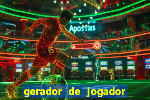 gerador de jogador de futebol